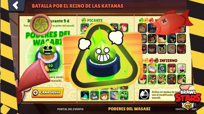 El balance a los poderes wasabi de Brawl Stars