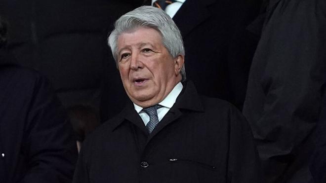 Enrique Cerezo en un partido del Atleti (Cordon Press)