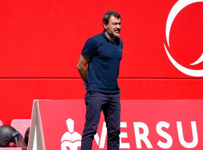 Jesús Galván, durante un encuentro del Sevilla Atlético (Foto: SFC).