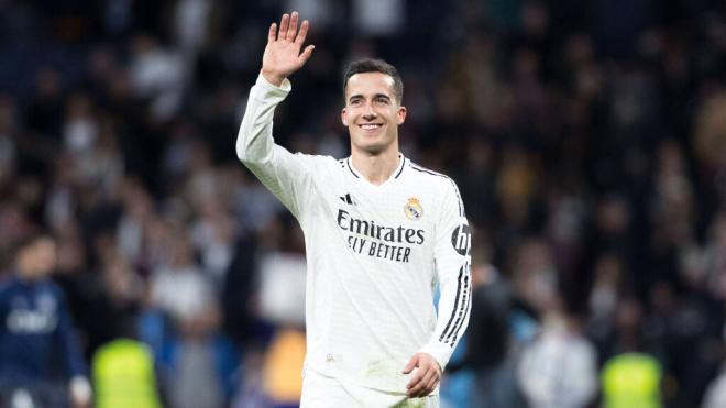 Lucas Vázquez, en un partido con el Real Madrid (Cordon Press)
