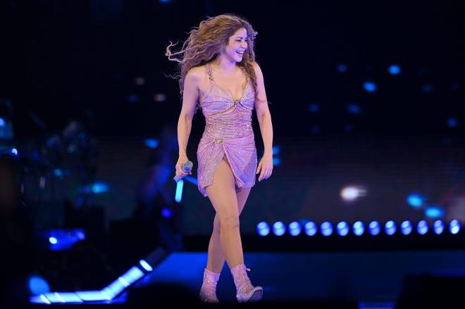 Shakira, durante el concierto en Metlive (Foto: Cordon Press)