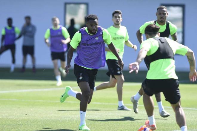 Jesús Rodríguez, en el entrenamiento abierto para la prensa (Foto: Kiko Hurtado)