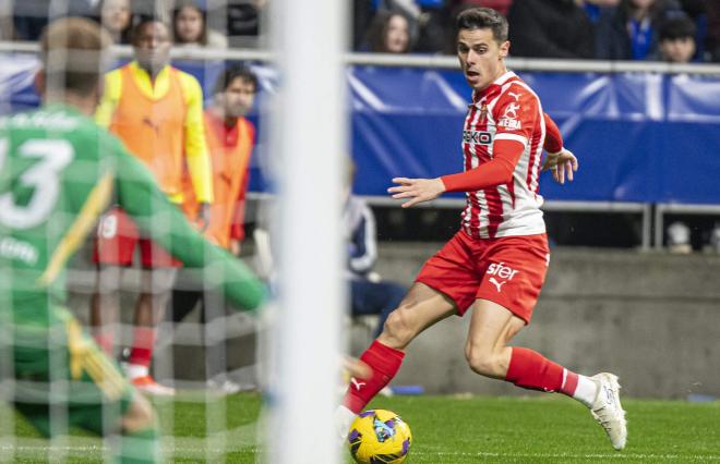 Gaspar Campos, en un partido con el Sporting (Foto: LALIGA).