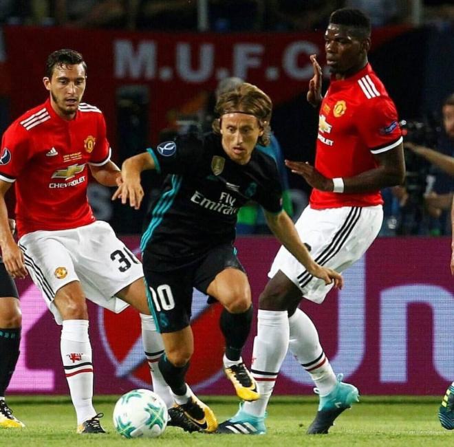 Primer partido de Luka Modric con el '10' en el Real Madrid (Foto: redes sociales)