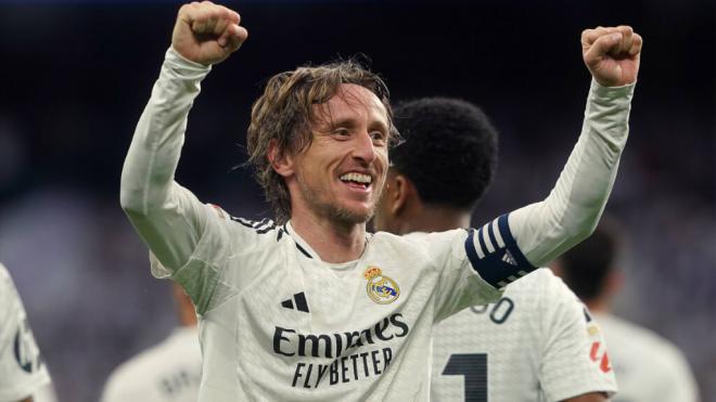 Luka Modric en un partido con el Real Madrid (Foto: Cordon Press)