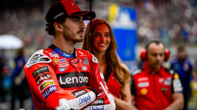 Pecco Bagnaia, durante el Gran Premio de Francia en Le Mans (Foto: Ducati).