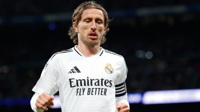 Luka Modric en su último partido con el Real Madrid (Europa Press)