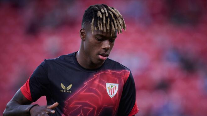 Nico Williams en un partido con el Athletic (Cordon Press)