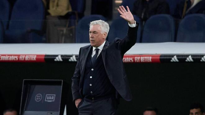 Carlo Ancelotti en un partido con el Madrid (Cordon Press)