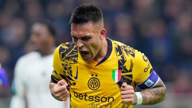 Lautaro Martínez sigue siendo clave en el Inter de Milán (foto: Cordon Press).