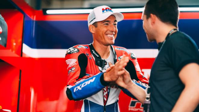 Aleix Espargaró, durante su primer wildcard con Honda en Jerez (Foto: @AleixEspargaro).