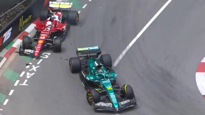 Lance Stroll y Charles Leclerc, en el Gran Premio de Mónaco (Foto: F1).