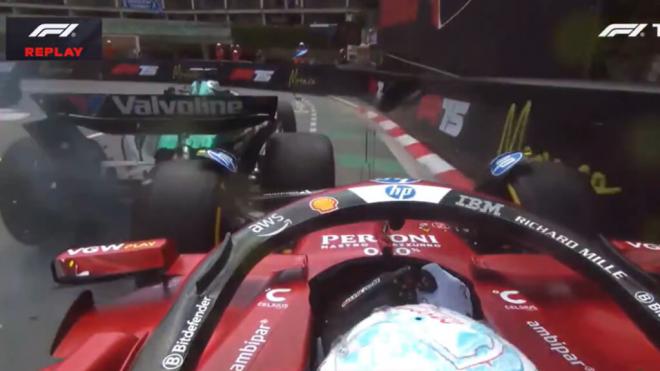 Lance Stroll y Charles Leclerc, en el Gran Premio de Mónaco (Foto: F1).