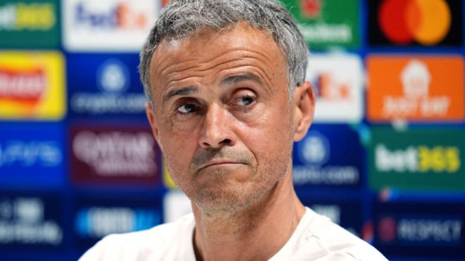 Luis Enrique en rueda de prensa (Cordon Press)