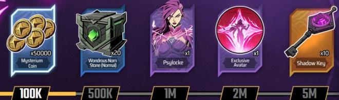Psylocke es una de las cinco recompensas del registro previo de Marvel Mystic Mayhem.