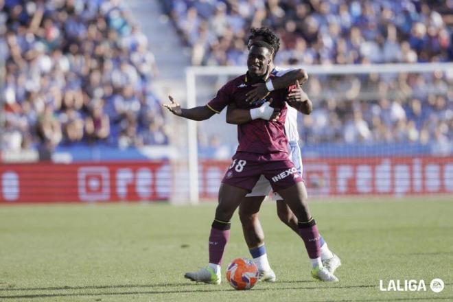 Alani, ante el Leganés.