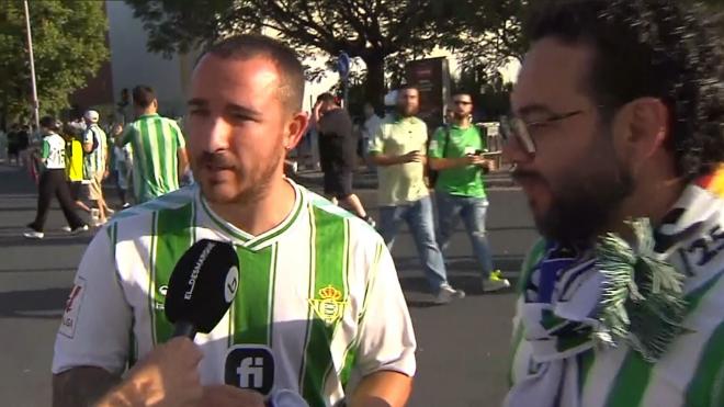 La ilusión de los béticos con la final de la Conference League.