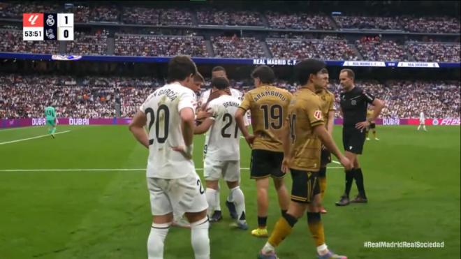 Brahim, lesionado en el Bernabéu (DAZN)