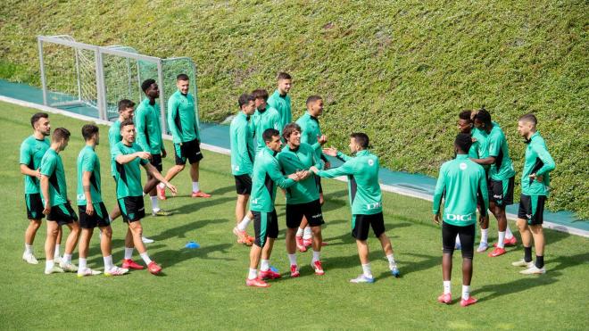 Entrenamiento del Athletic en Lezama (Foto: Athletic Club).