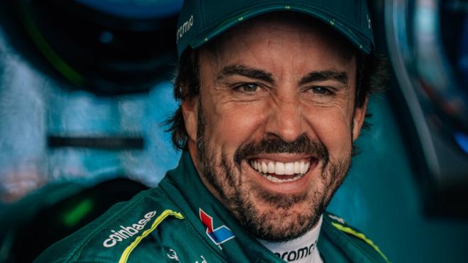 Fernando Alonso, en el Gran Premio de Mónaco (Foto: Aston Martin).