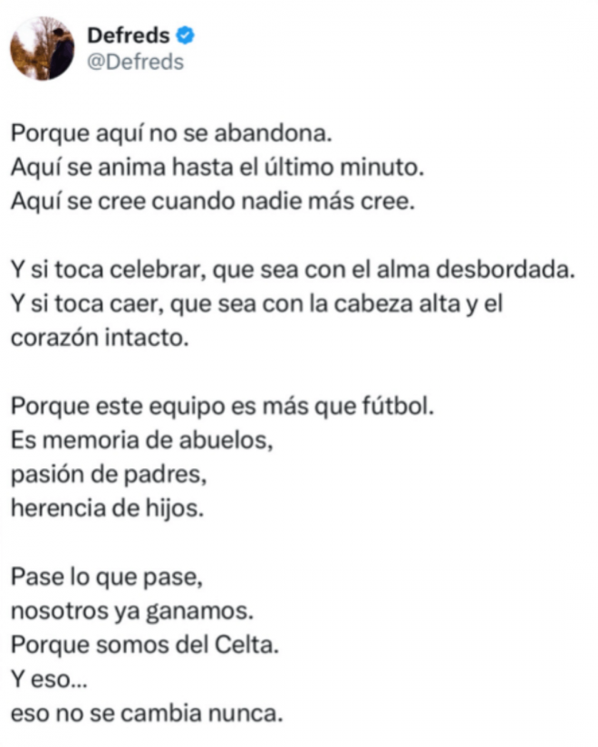 Poema de Defreds (Foto: Defreds).