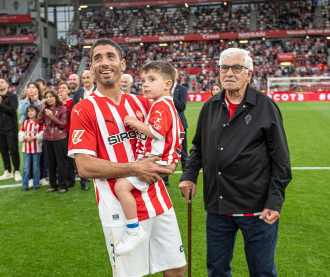 Cote, en su despedida del Sporting (Foto: LaLiga).