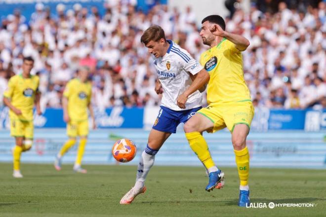 Dani Gómez, en el Zaragoza-Deportivo (Foto: LaLiga).
