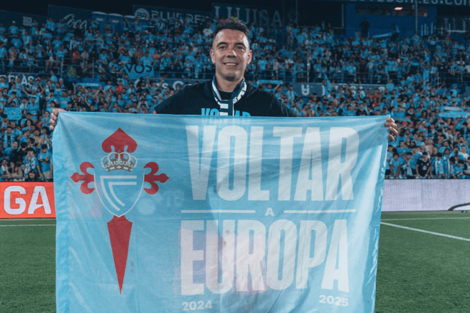 Iago Aspas en el Coliseum (Foto: RC Celta).