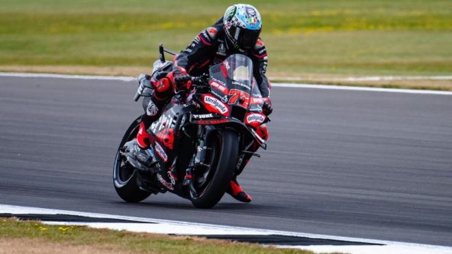 Marco Bezzecchi, en el GP de Silverstone (Foto: Michelin).