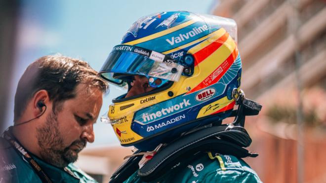 Fernando Alonso, en el Gran Premio de Mónaco (Foto: DAZN).