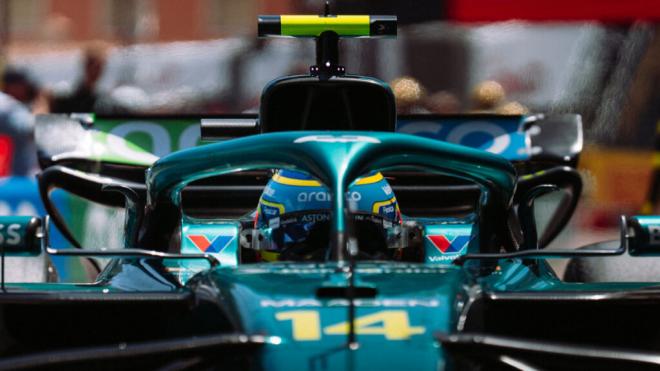 Fernando Alonso, en el GP de Mónaco (Foto: Aston Martin).