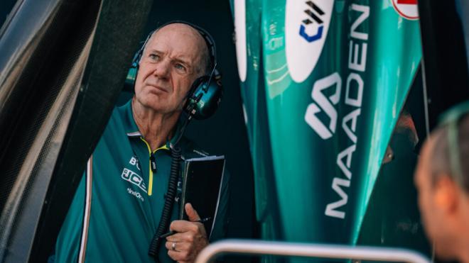 Adrian Newey, en el GP de Mónaco (Foto: Aston Martin).