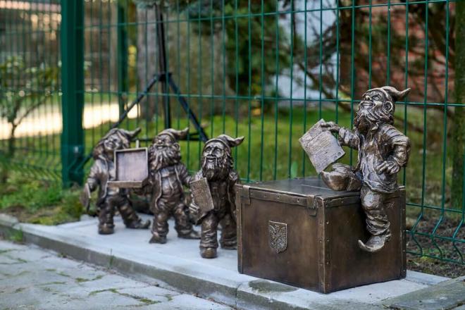 Los enanos famosos de la ciudad de Wroclaw.