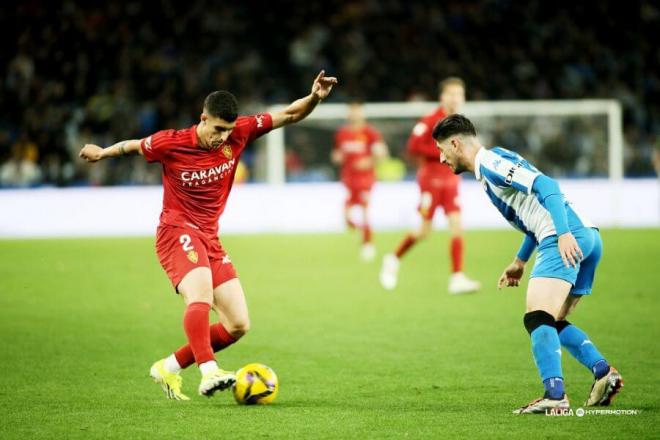 Lance del Real Zaragoza-Dépor de la primera vuelta (Foto: LaLiga).