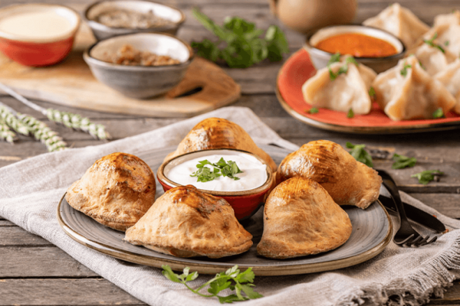 Los pierogi típicos de Wroclaw.