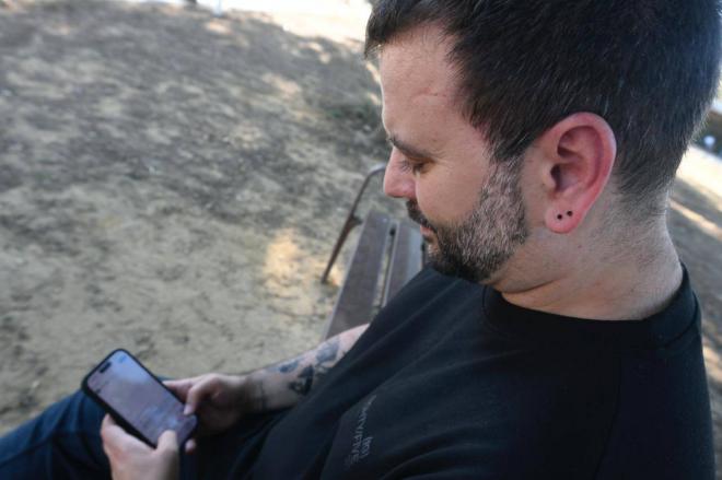 Álvaro, conocido como Tintero Verdiblanco (Foto: Kiko Hurtado)