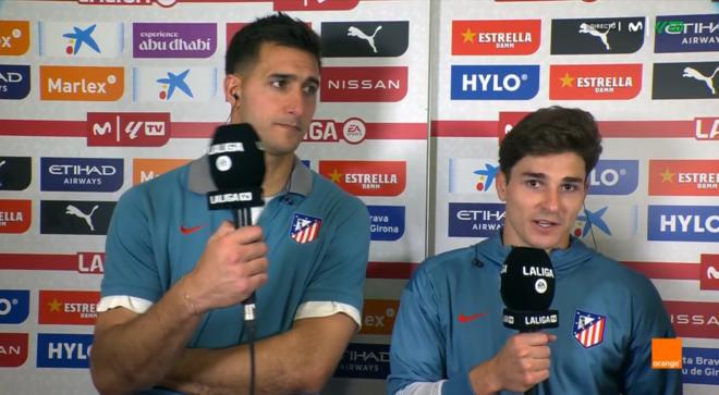 Julián Álvarez explica su gol regalado a Sorloth (DAZN)