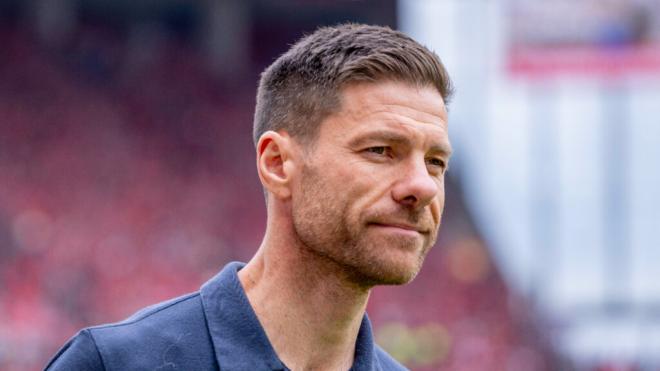 Xabi Alonso durante un partido con el Bayer Leverkusen (Fuente: Cordon Press)