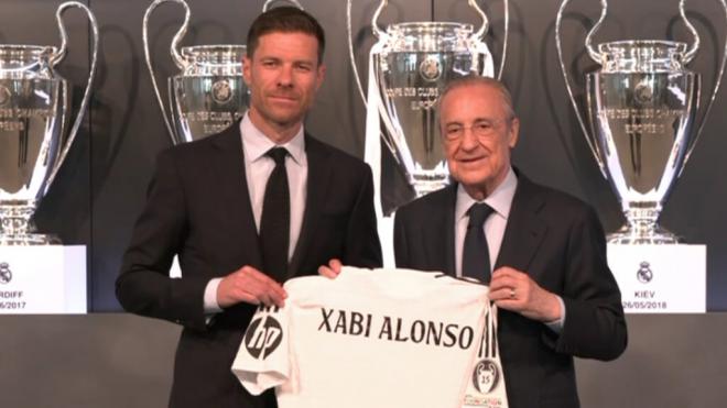 Xabi Alonso firma como entrenador del Real Madrid (Real Madrid TV)
