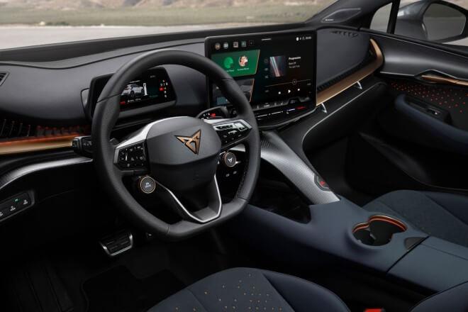 Interior del Cupra Tavascan