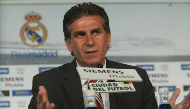 Carlos Queiroz en una rueda de prensa con el Real Madrid (Foto: redes sociales)