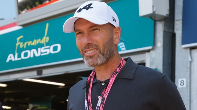 Zidane en el Gran Premio de Fórmula 1 (Europa Press)