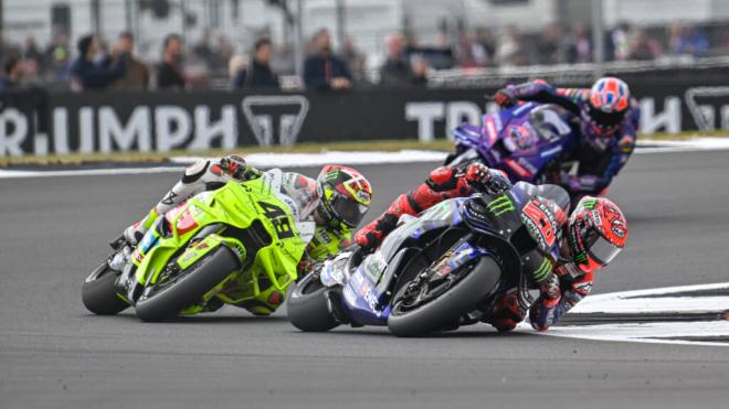 Fabio Quartararo, durante el Gran Premio de Silverstone (Foto: Yamaha).
