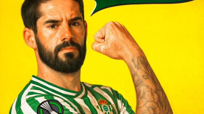 Cartel de día de partido del Real Betis con Isco como protagonista (Instagram)