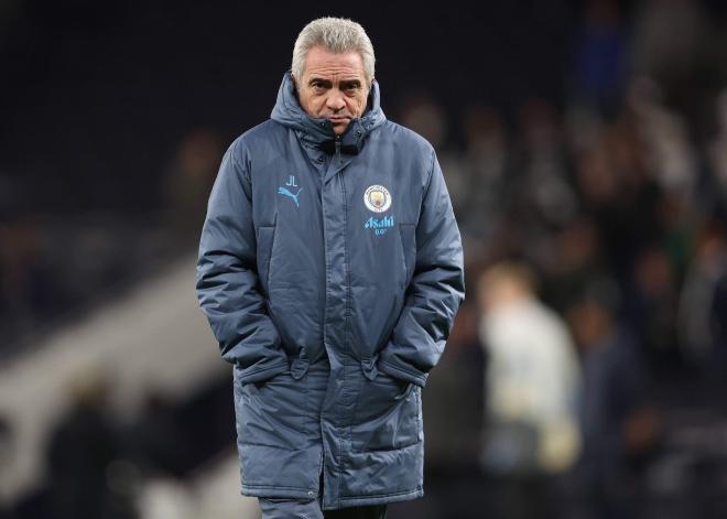Juanma Lillo, en un partido del Manchester City (Foto: Cordon Press).