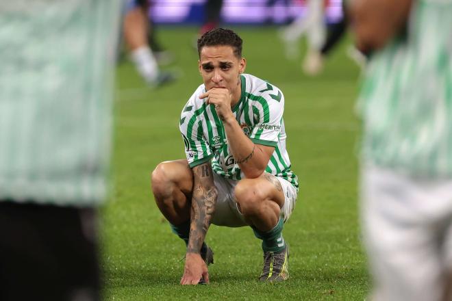 Antony, decepcionado tras el Betis-Chelsea (Foto: Cordon Press).