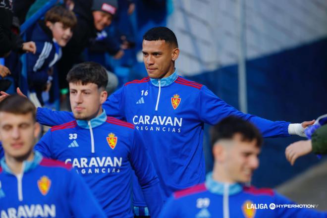 Kervin Arriaga, en el Real Zaragoza (Foto: LALIGA).