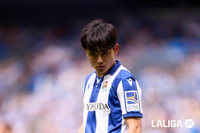 Take Kubo, con la Real Sociedad (Foto: LALIGA).