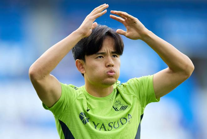 Take Kubo, con la Real Sociedad (Foto: LALIGA).