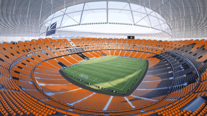 El Nou Mestalla se financiará con el préstamo de Goldman Sachs